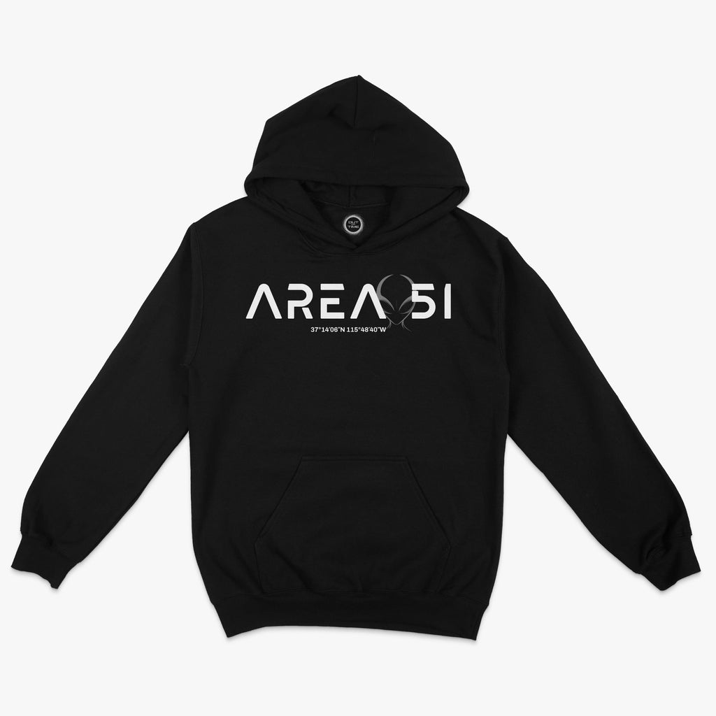 Area 51 Hoodie-Black-S-Out Of Time