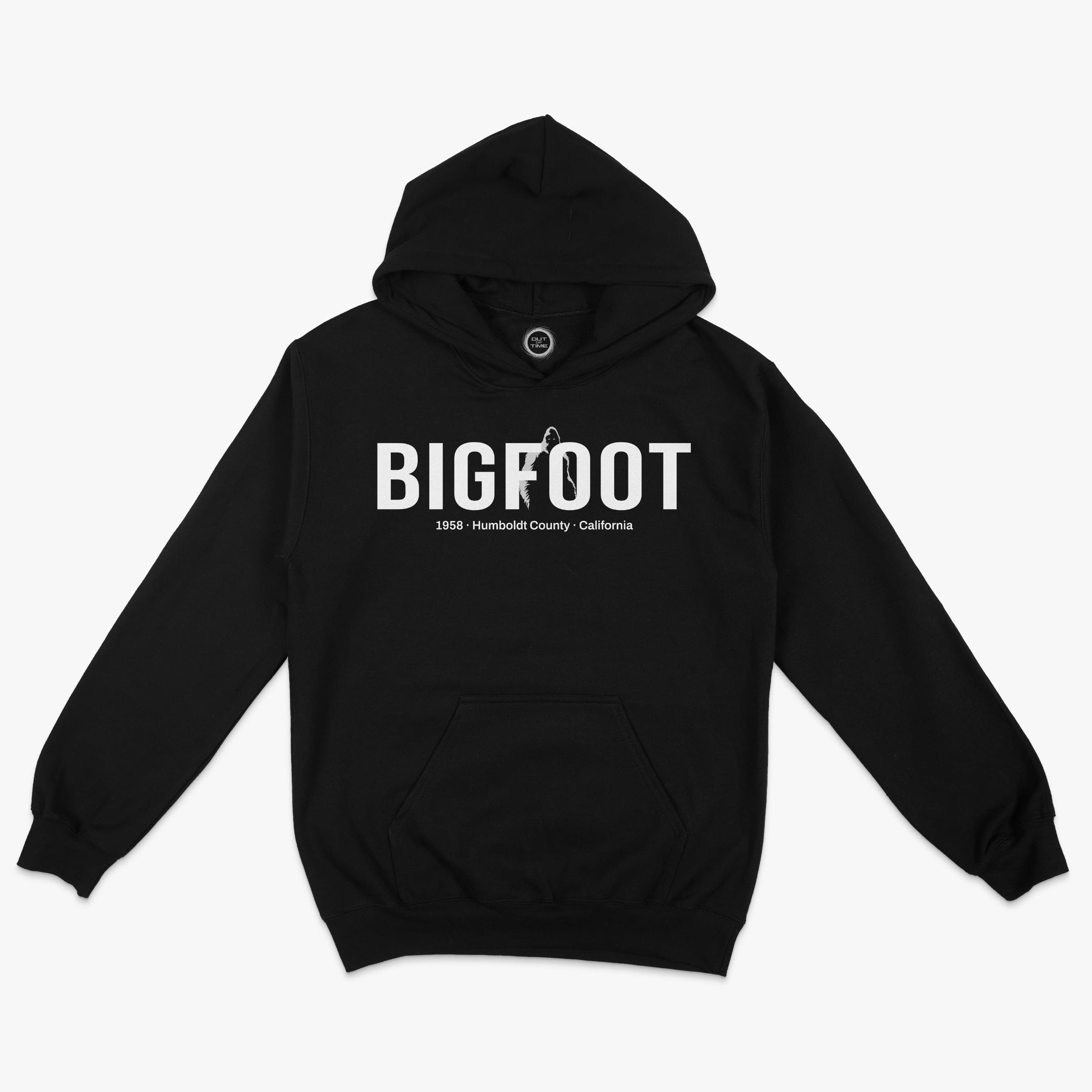 Bigfoot Hoodie-Black-S-Out Of Time