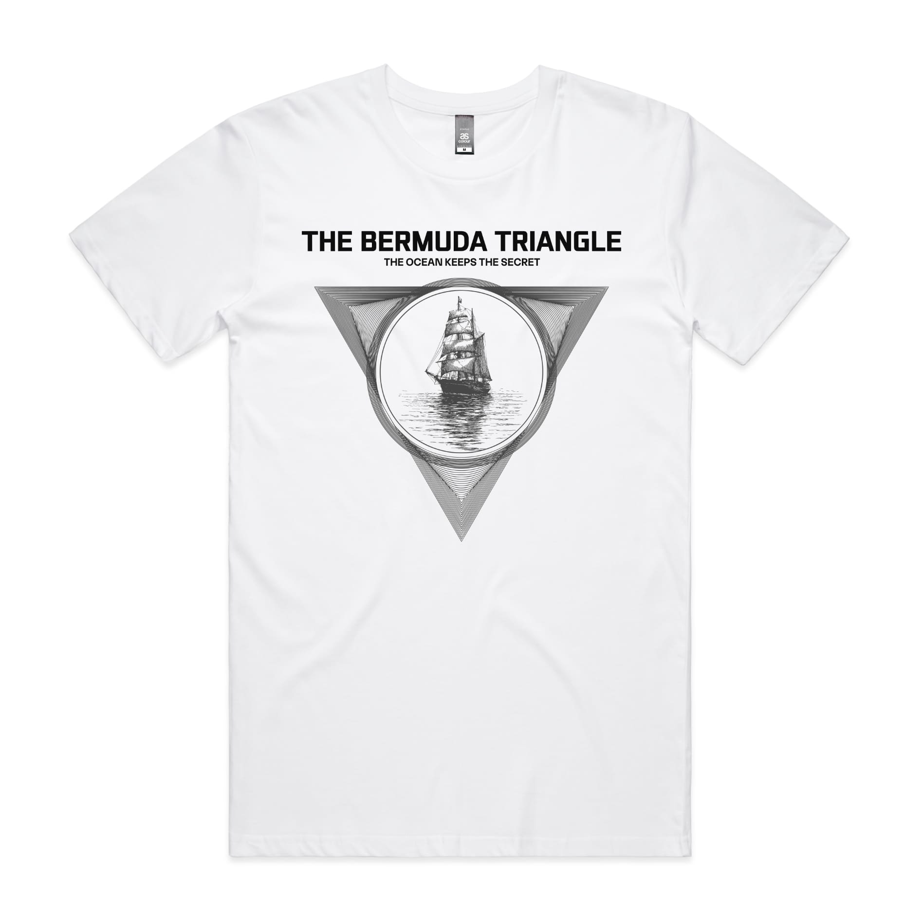 Bermuda Triangle T-Shirt-S-White-Out Of Time
