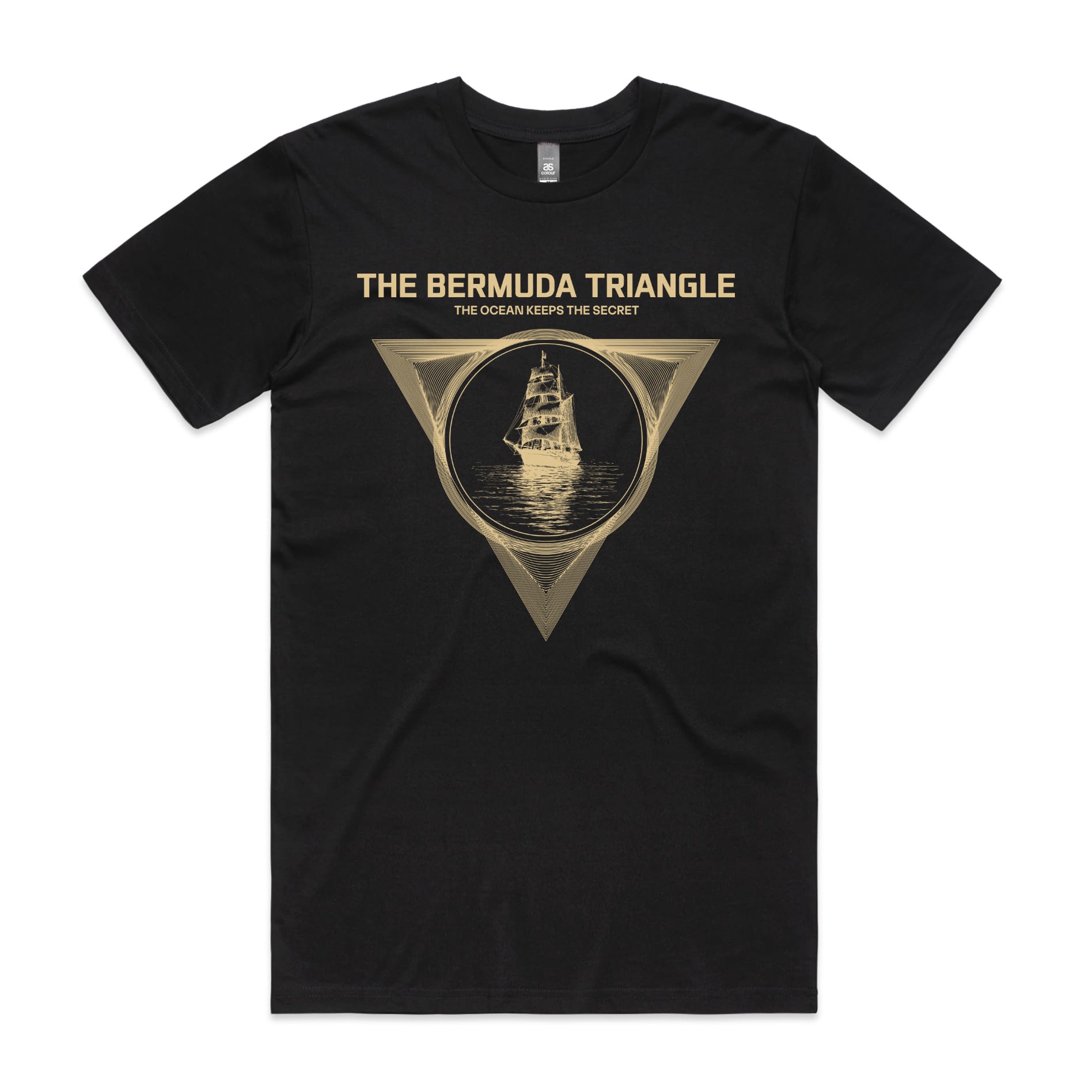 Bermuda Triangle T-Shirt-S-Black-Out Of Time