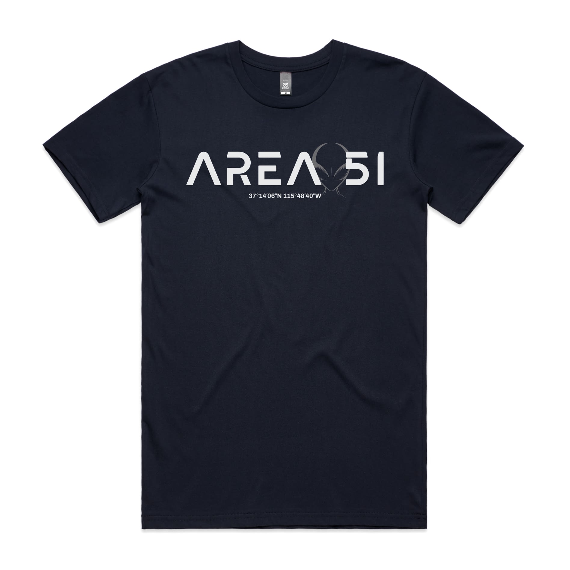 Area 51 T-Shirt-S-Navy-Out Of Time