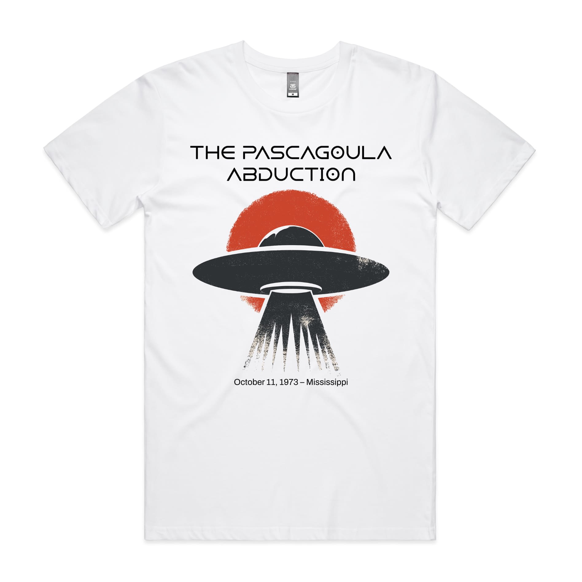Pascagoula Abduction T-Shirt-S-White-Out Of Time