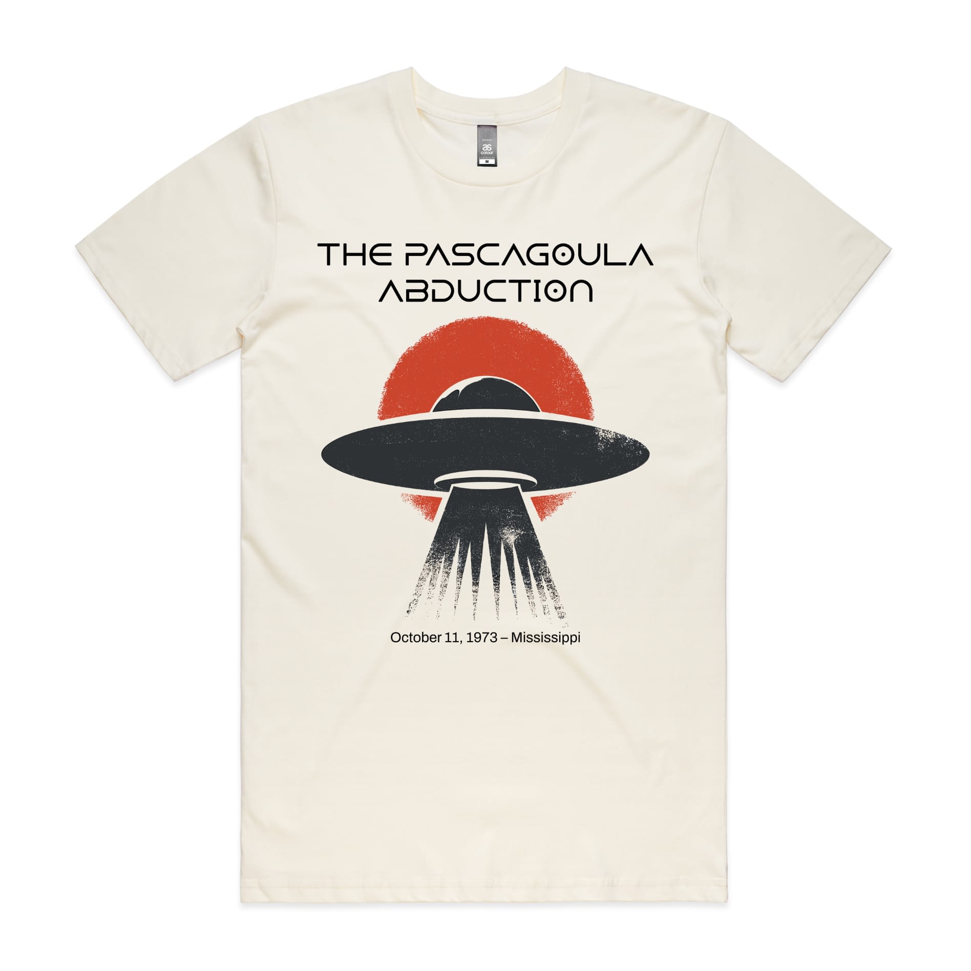Pascagoula Abduction T-Shirt-S-Natural-Out Of Time