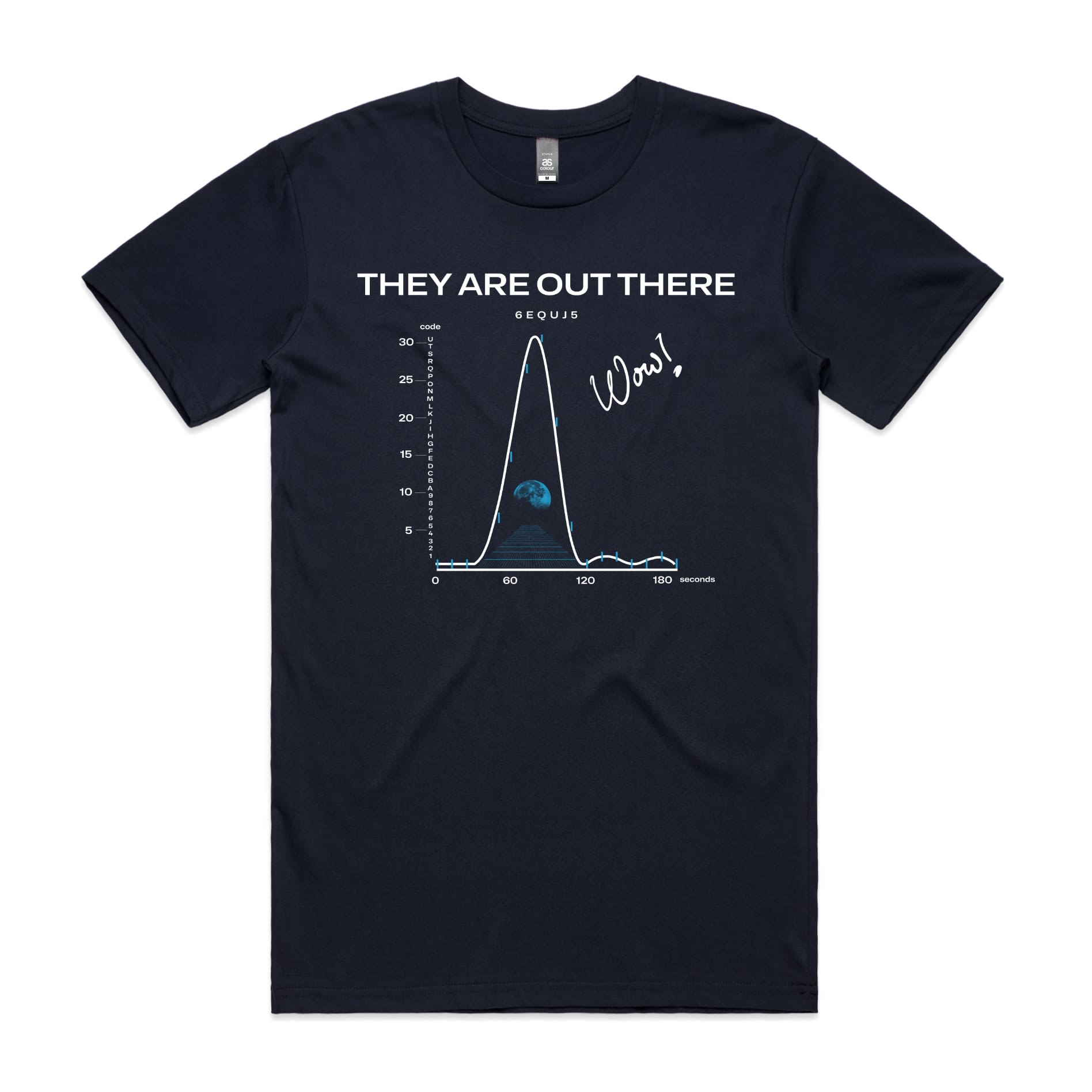 Wow! Signal T-Shirt-S-Navy-Out Of Time