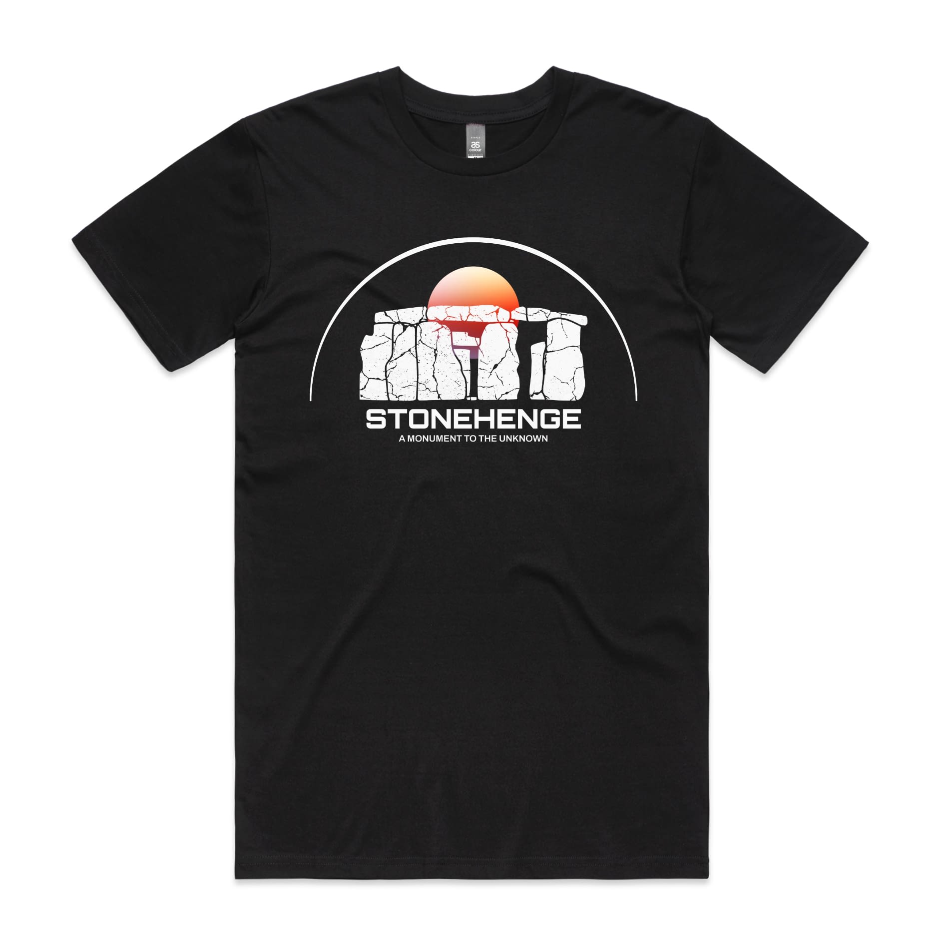 Stonehenge T-Shirt-S-Black-Out Of Time