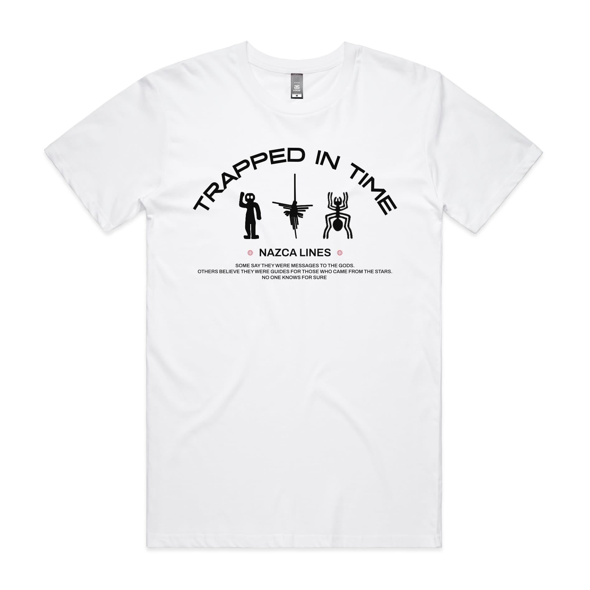 Nazca Lines T-Shirt-S-White-Out Of Time