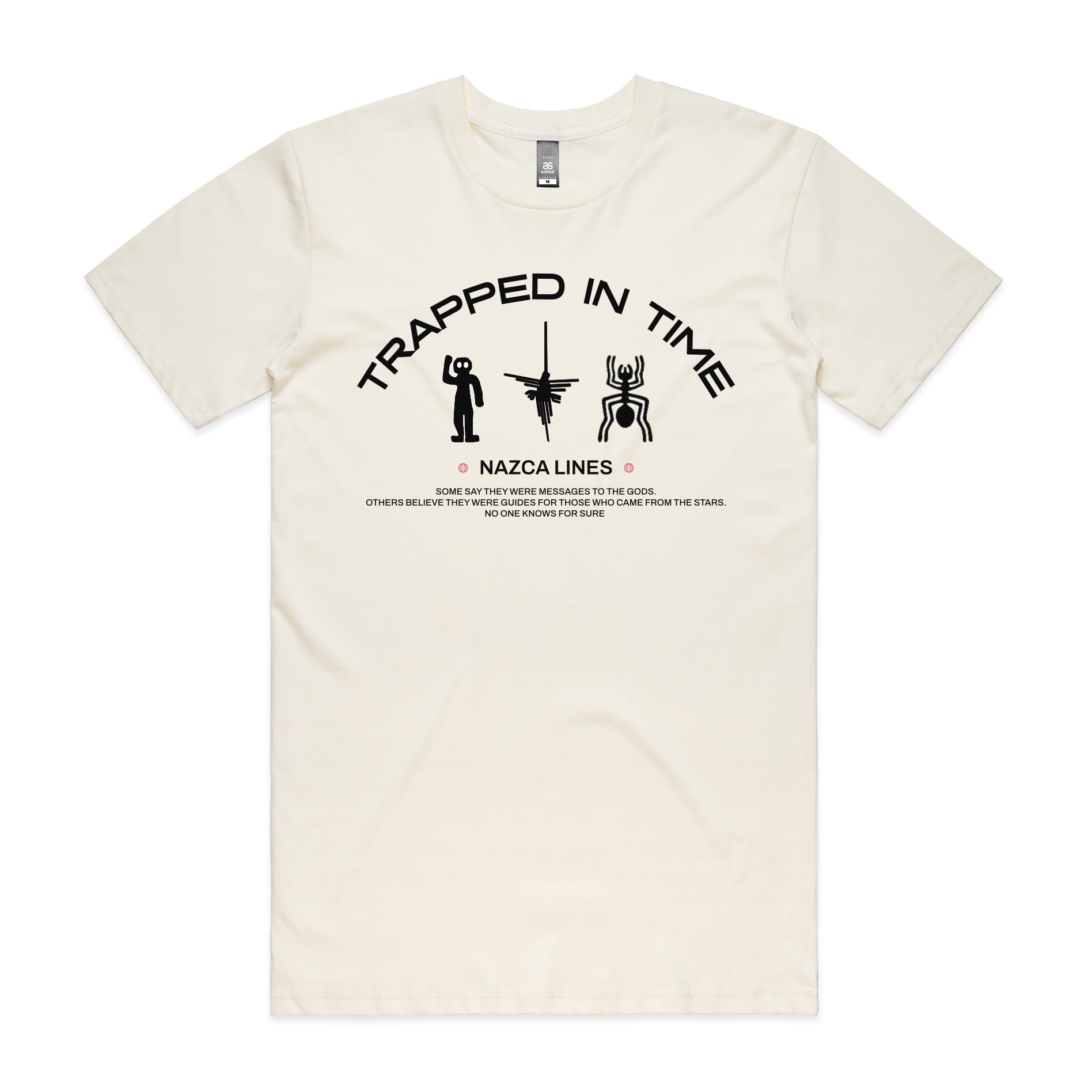 Nazca Lines T-Shirt-S-Natural-Out Of Time