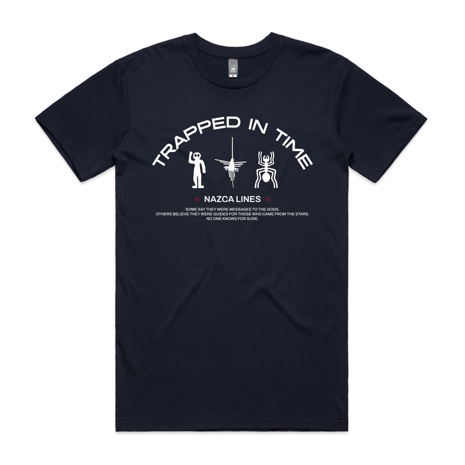Nazca Lines T-Shirt-S-Navy-Out Of Time