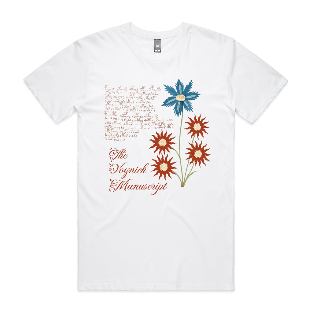 Voynich Manuscript T-Shirt-S-White-Out Of Time