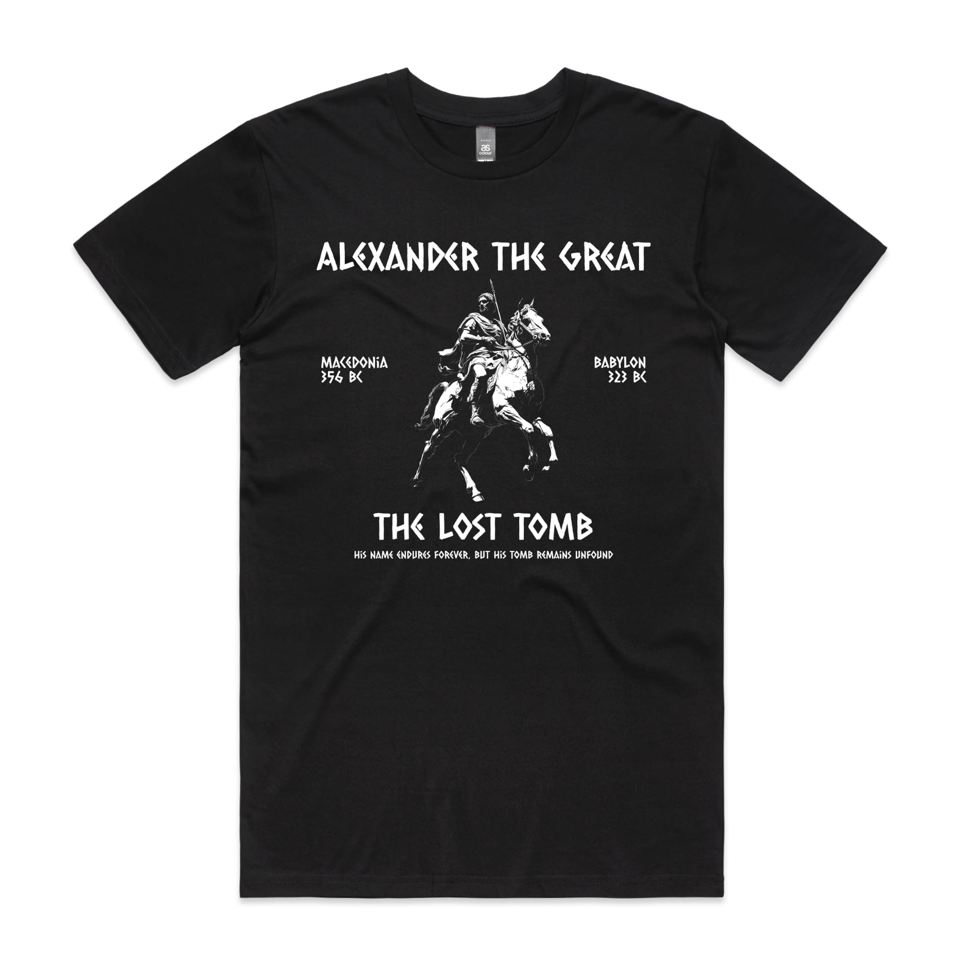 Alexander the Great T-Shirt-S-Black-Out Of Time