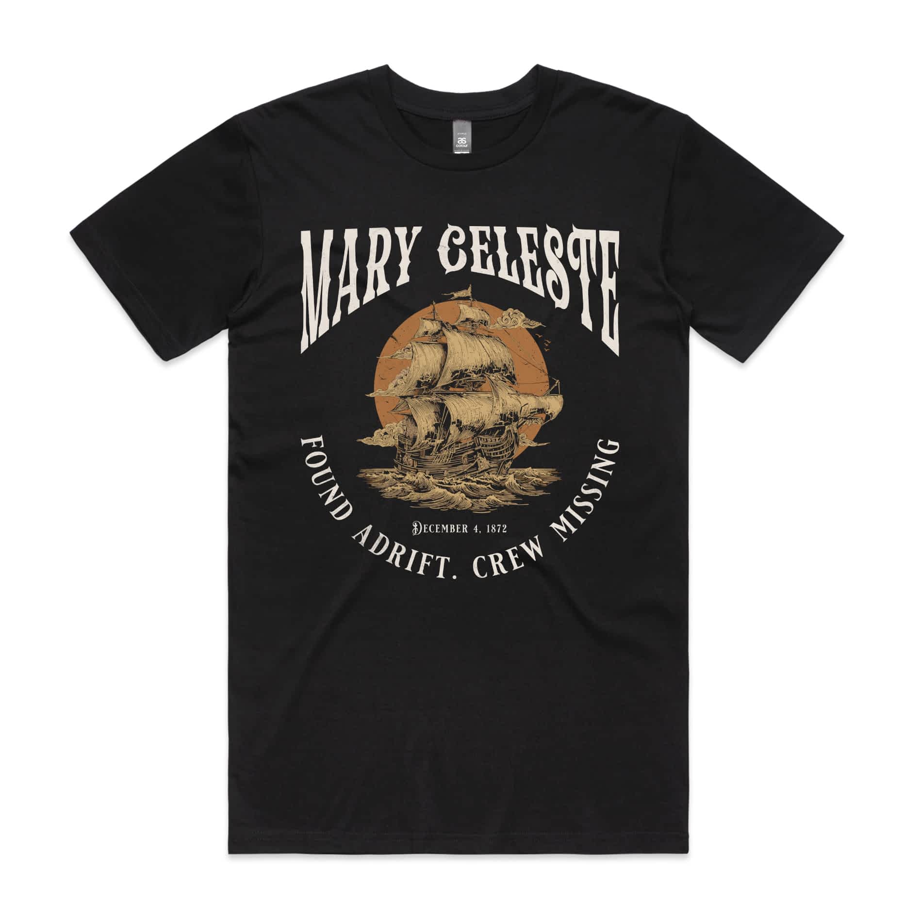 Mary Celeste T-Shirt-S-Black-Out Of Time