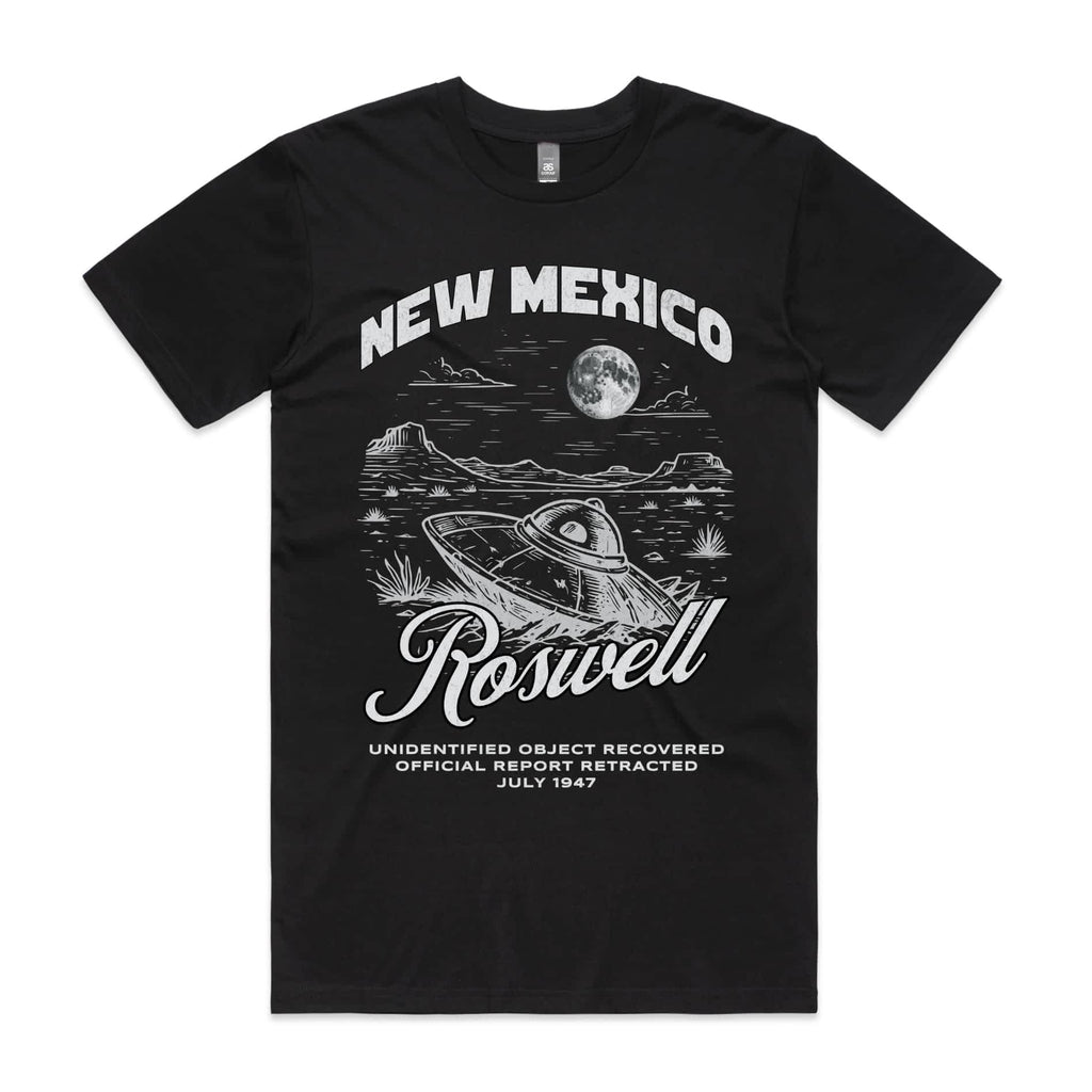 Roswell T-Shirt-S-Black-Out Of Time
