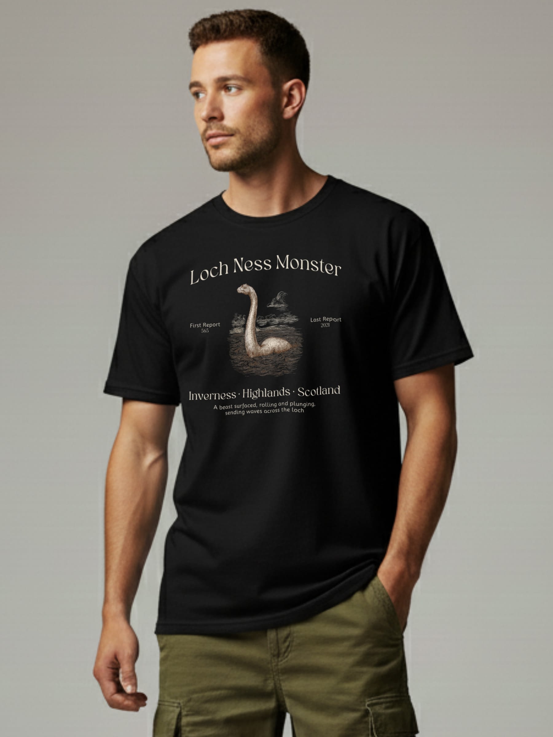 Loch Ness Monster T-Shirt-Out Of Time